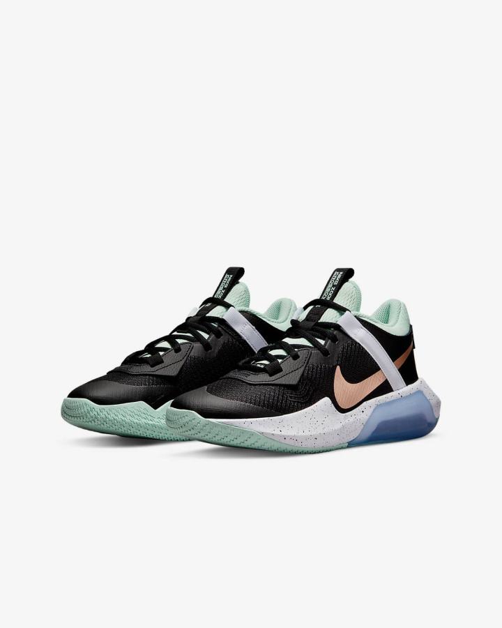 Zapatillas Baloncesto Nike Air Zoom Crossover Kids Niña Negras Verde Menta Blancas Metal Rojas Marrones | UJDTB-7134