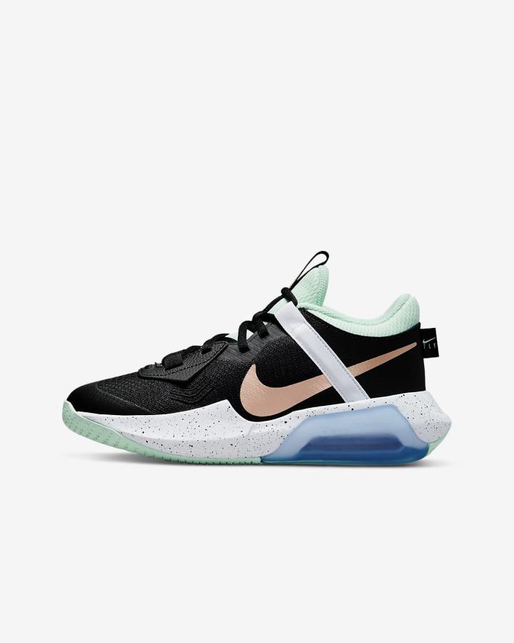 Zapatillas Baloncesto Nike Air Zoom Crossover Kids Niña Negras Verde Menta Blancas Metal Rojas Marrones | UJDTB-7134