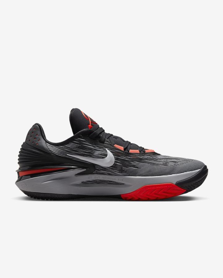 Zapatillas Baloncesto Nike Air Zoom G.T. Cut 2 Hombre Negras Gris Rojas Blancas | SNMVK-6485