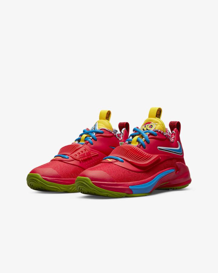 Zapatillas Baloncesto Nike Freak 3 SE Kids Niño Rojas Blancas Verde Negras | XMZEI-6182