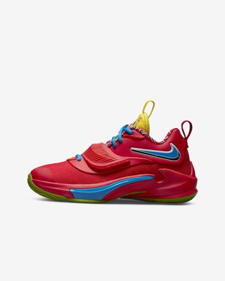 Zapatillas Baloncesto Nike Freak 3 SE Kids Niño Rojas Blancas Verde Negras | XMZEI-6182