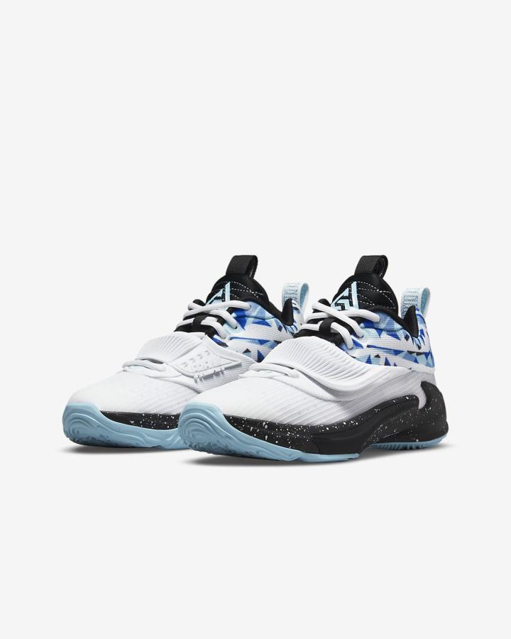 Zapatillas Baloncesto Nike Freak 3 SE Kids Niño Blancas Negras | ZJWYR-8123