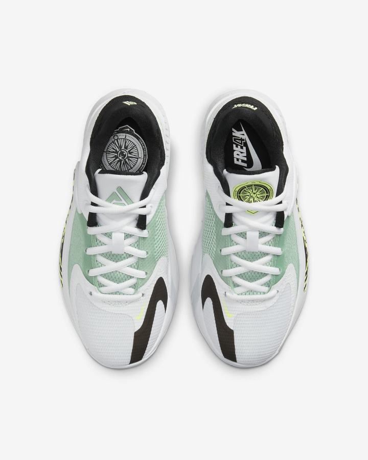 Zapatillas Baloncesto Nike Freak 4 Kids Niño Blancas Negras Blancas | AOVYU-3684