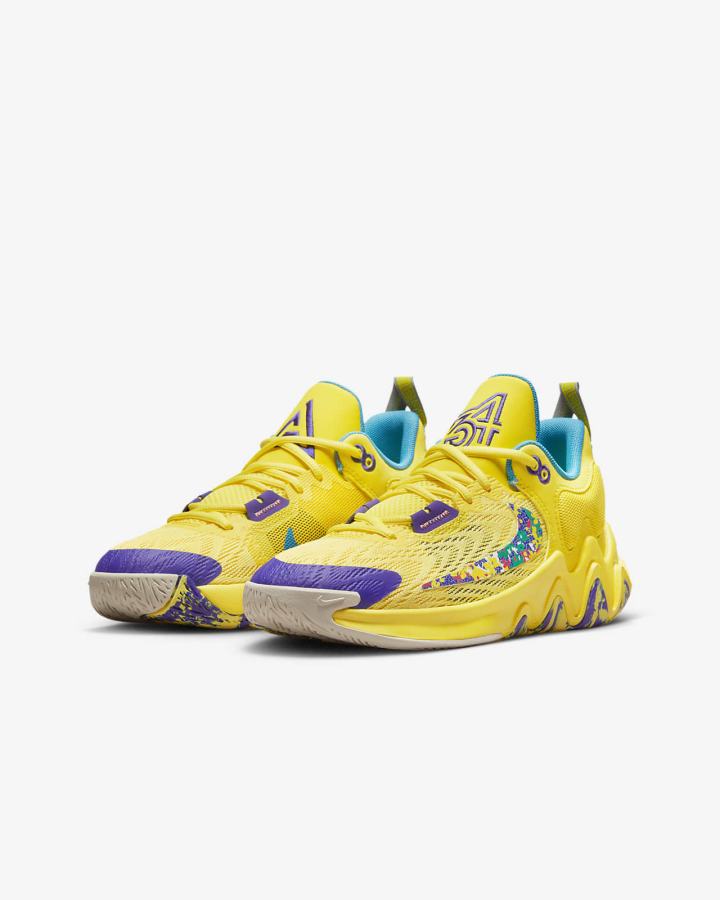 Zapatillas Baloncesto Nike Giannis Immortality 2 Kids Niño Amarillo Azules Amarillo Multicolor | EQLDZ-4783
