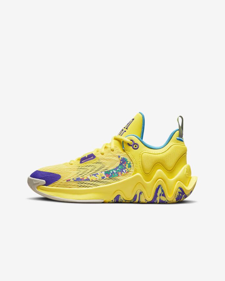 Zapatillas Baloncesto Nike Giannis Immortality 2 Kids Niño Amarillo Azules Amarillo Multicolor | EQLDZ-4783