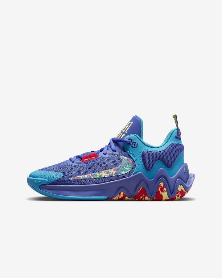 Zapatillas Baloncesto Nike Giannis Immortality 2 Kids Niña Azules Rojas Amarillo | GWPFV-5034