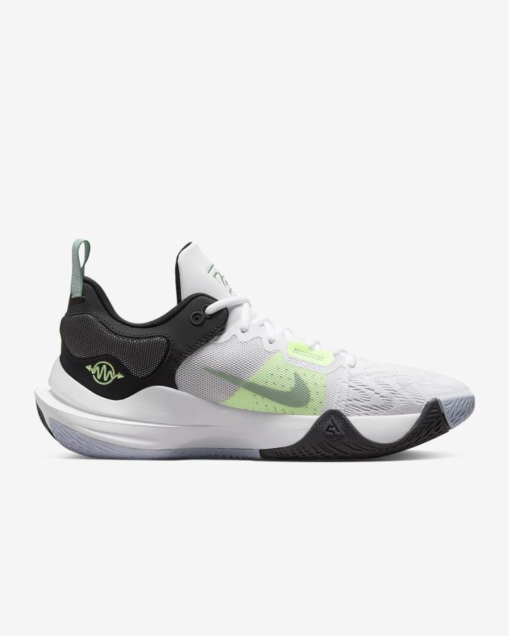 Zapatillas Baloncesto Nike Giannis Immortality 2 Mujer Blancas Gris Negras | LKPBN-4589