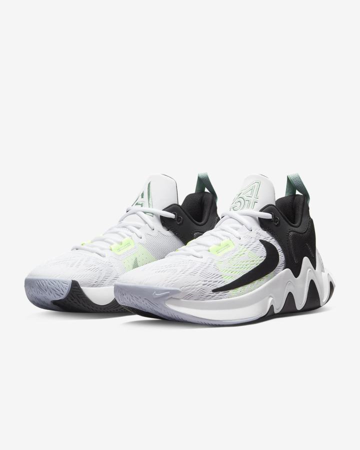 Zapatillas Baloncesto Nike Giannis Immortality 2 Mujer Blancas Gris Negras | LKPBN-4589