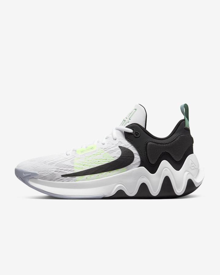 Zapatillas Baloncesto Nike Giannis Immortality 2 Mujer Blancas Gris Negras | LKPBN-4589