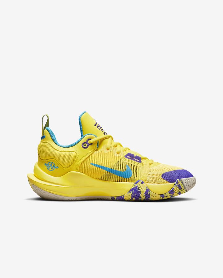 Zapatillas Baloncesto Nike Giannis Immortality 2 Kids Niña Azules Amarillo Multicolor | VZOCB-0412