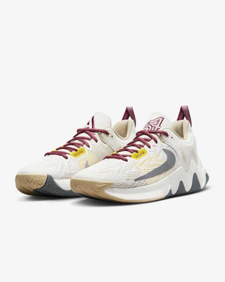 Zapatillas Baloncesto Nike Giannis Immortality 2 Hombre Amarillo Gris | ZCUKB-1835