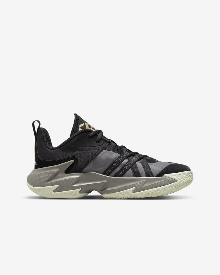 Zapatillas Baloncesto Nike Jordan One Take 3 Kids Niño Negras Azules Gris Metal Doradas | VGLAK-7418