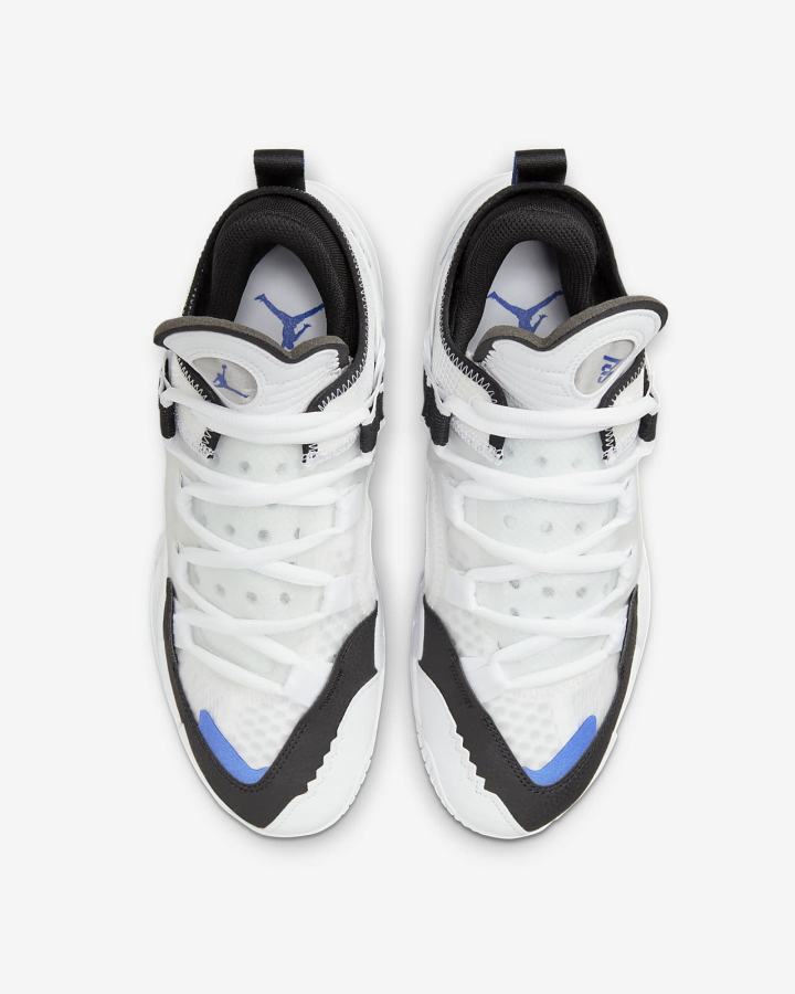 Zapatillas Baloncesto Nike Jordan Why Not .5? Hombre Blancas Negras Azules | VYXPS-4501