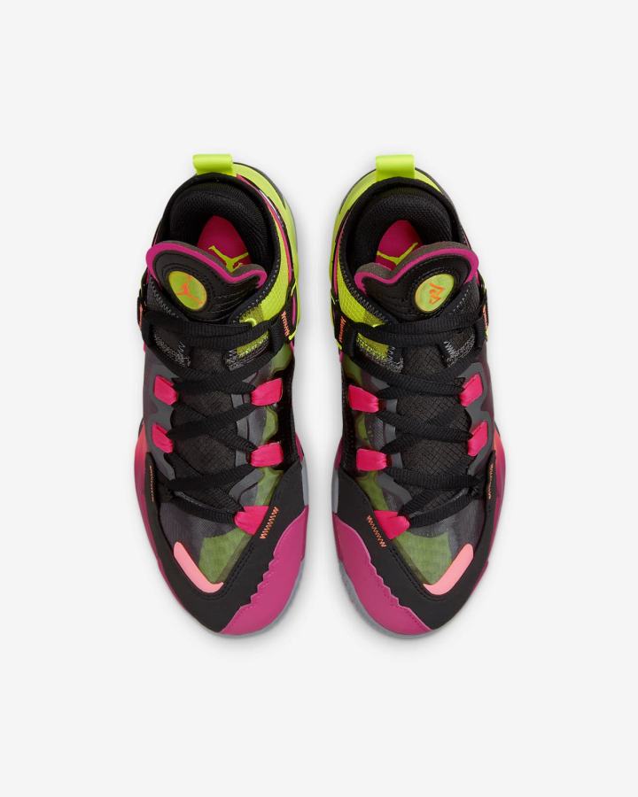 Zapatillas Baloncesto Nike Jordan Why Not .5 Kids Niña Negras Gris Mango Claro | XIUOE-1407