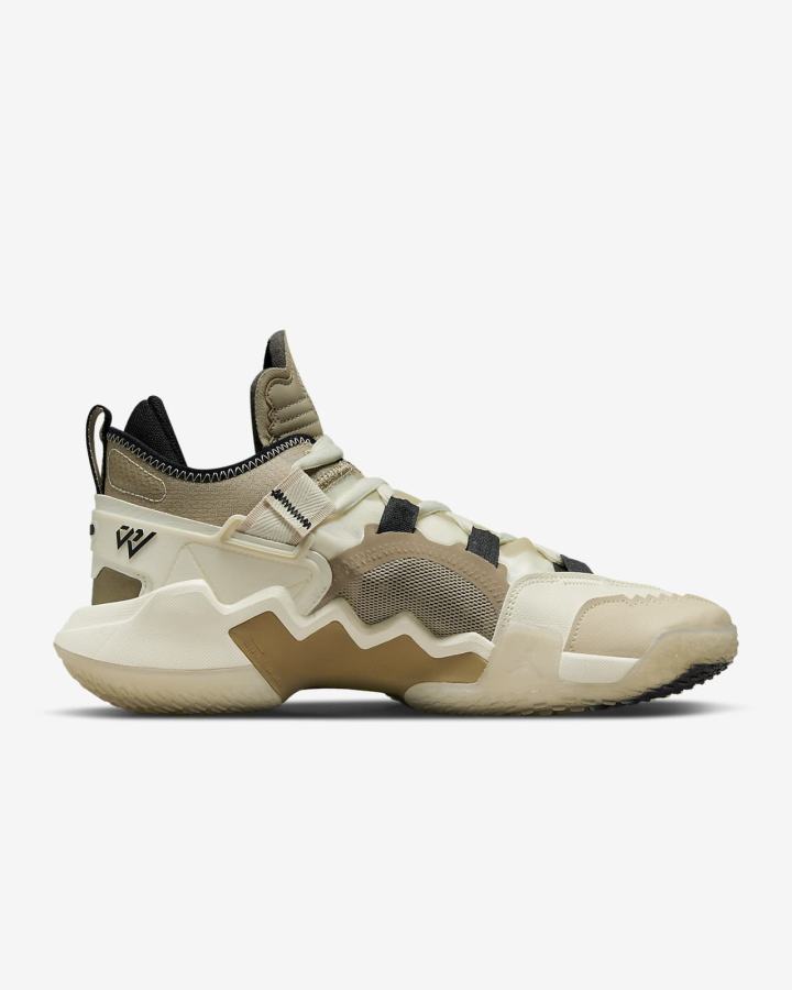 Zapatillas Baloncesto Nike Jordan Why Not .5? Hombre Kaki Negras | ZQIXC-5017