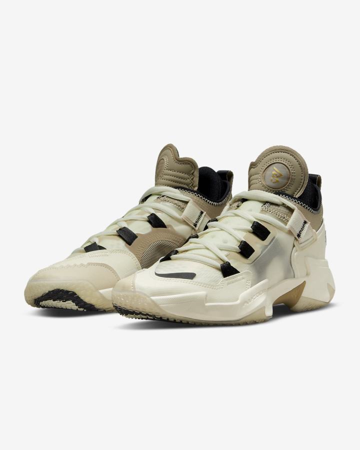 Zapatillas Baloncesto Nike Jordan Why Not .5? Hombre Kaki Negras | ZQIXC-5017