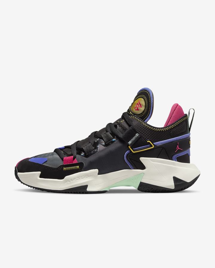 Zapatillas Baloncesto Nike Jordan Why Not .5 Hombre Negras Azules Verde Menta | ZWRLX-5901