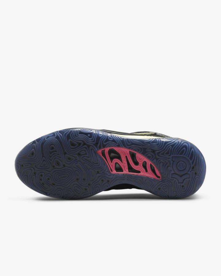 Zapatillas Baloncesto Nike KD15 Hombre Negras Azules | EWFLO-1624