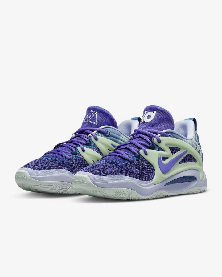 Zapatillas Baloncesto Nike KD15 Mujer Moradas Azul Marino Azules Oscuro | DMCJU-4830