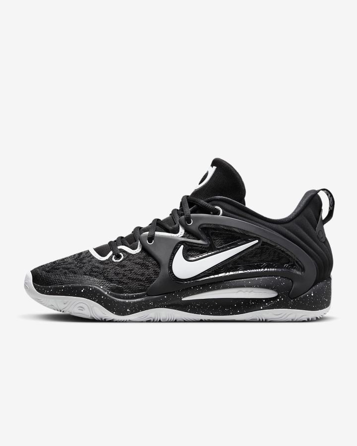 Zapatillas Baloncesto Nike KD15 (Team) Hombre Negras Blancas | CGYKS-1820