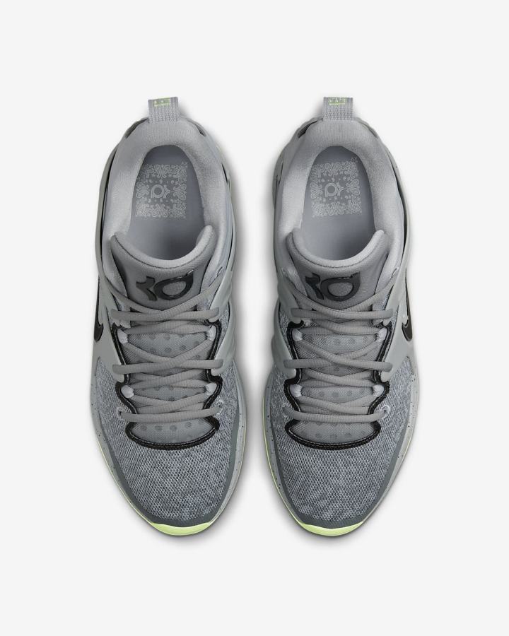 Zapatillas Baloncesto Nike KD15 (Team) Hombre Gris Blancas | GDTLR-3986