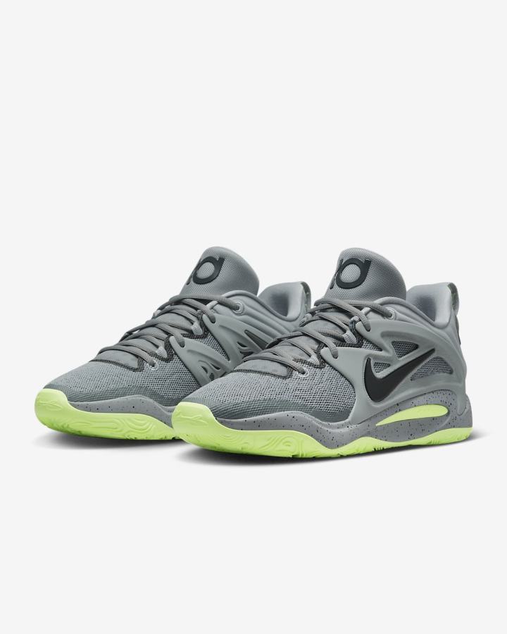 Zapatillas Baloncesto Nike KD15 (Team) Hombre Gris Blancas | GDTLR-3986