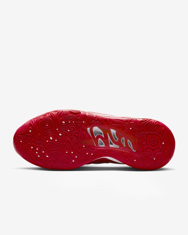 Zapatillas Baloncesto Nike KD15 (Team) Mujer Rojas Blancas | UTZBK-5610
