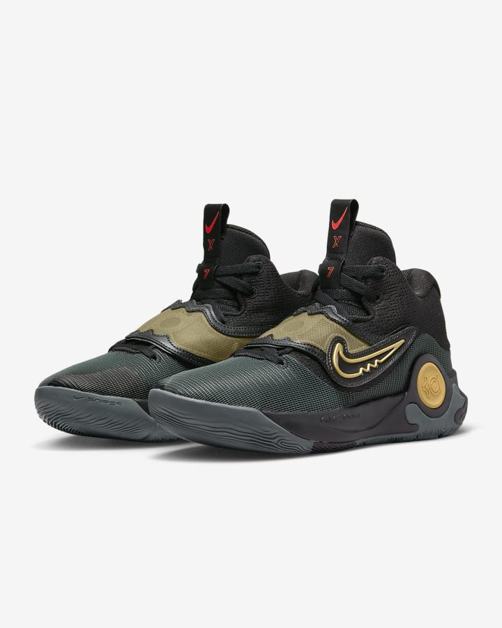 Zapatillas Baloncesto Nike KD Trey 5 X Hombre Negras Metal Doradas | FXWSZ-6410