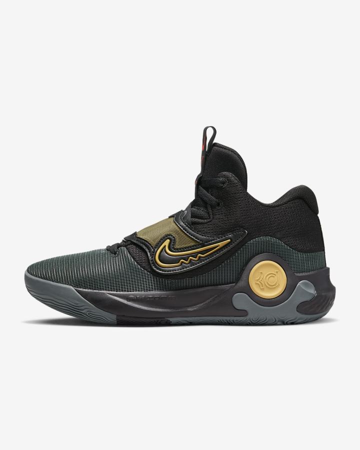Zapatillas Baloncesto Nike KD Trey 5 X Hombre Negras Metal Doradas | FXWSZ-6410