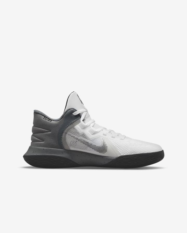 Zapatillas Baloncesto Nike Kyrie Flytrap 5 Kids Niña Blancas Gris Negras | BCZFT-0256