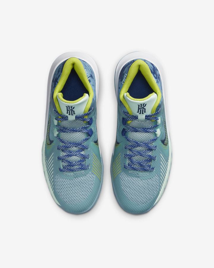Zapatillas Baloncesto Nike Kyrie Flytrap 5 Kids Niña Verde Menta Azules Azul Real Oscuro Azules | JNZQO-2594