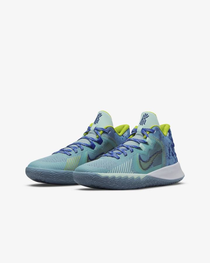 Zapatillas Baloncesto Nike Kyrie Flytrap 5 Kids Niña Verde Menta Azules Azul Real Oscuro Azules | JNZQO-2594
