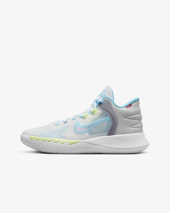 Zapatillas Baloncesto Nike Kyrie Flytrap 5 Kids Niña Blancas Gris Azules | TIPUM-0976
