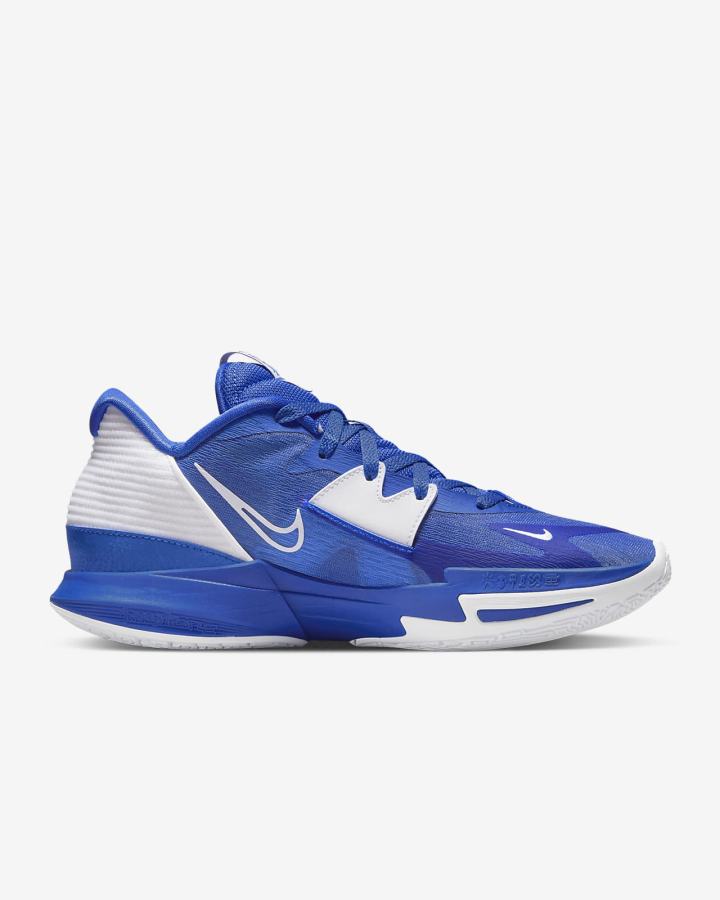 Zapatillas Baloncesto Nike Kyrie Low 5 (Team) Mujer Azul Real Blancas | RSXQW-5674