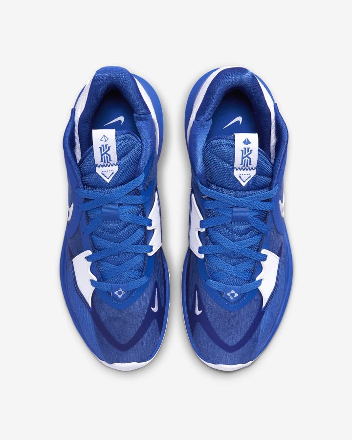 Zapatillas Baloncesto Nike Kyrie Low 5 (Team) Mujer Azul Real Blancas | RSXQW-5674