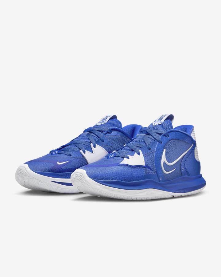 Zapatillas Baloncesto Nike Kyrie Low 5 (Team) Mujer Azul Real Blancas | RSXQW-5674