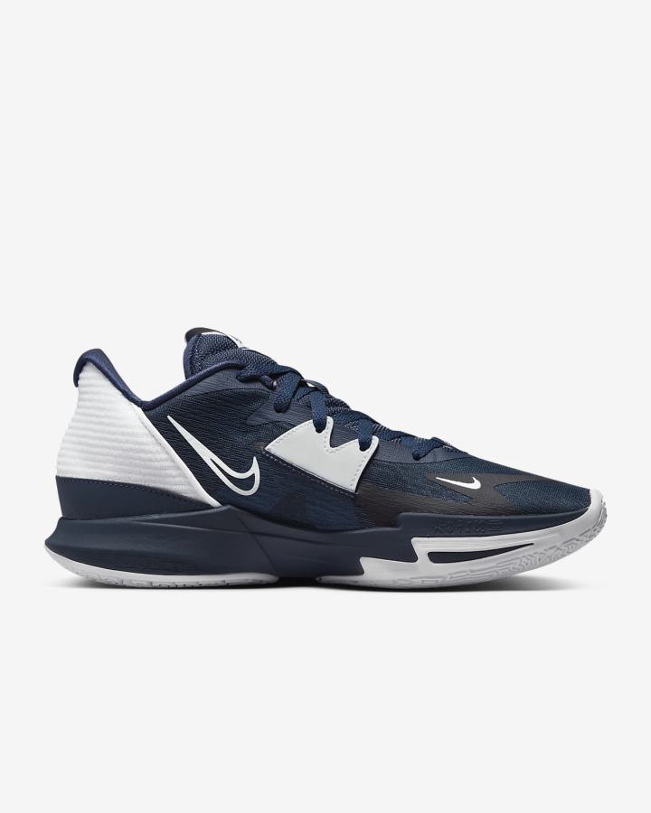 Zapatillas Baloncesto Nike Kyrie Low 5 (Team) Mujer Azul Marino Blancas | TJSDZ-9756
