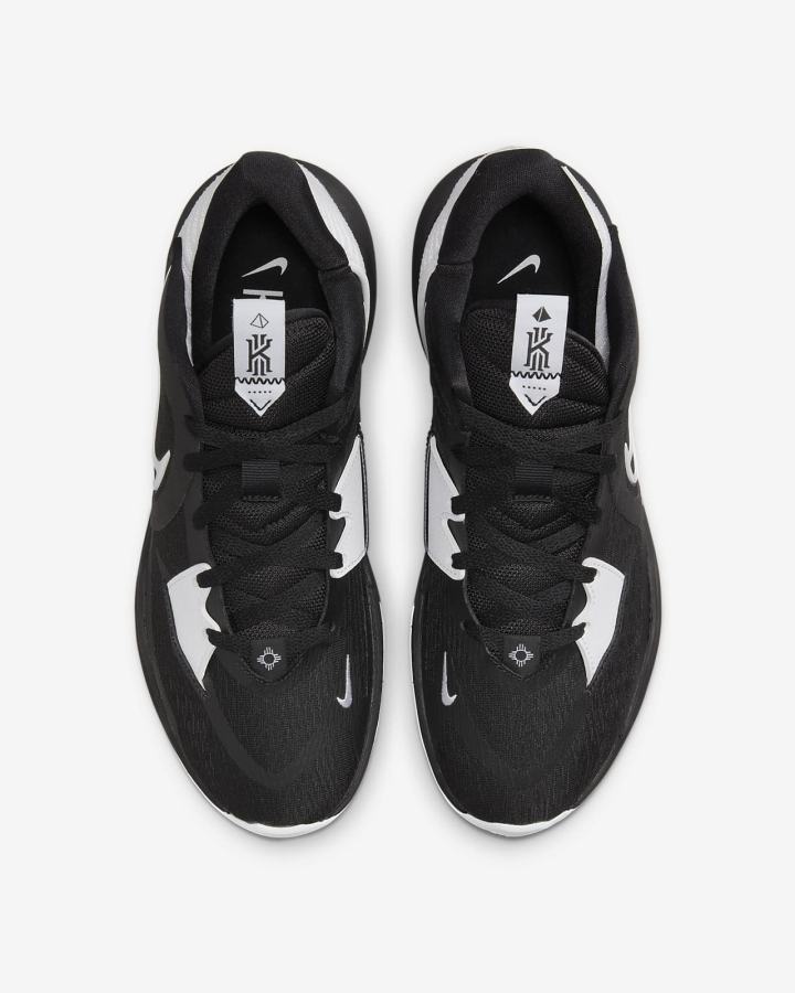 Zapatillas Baloncesto Nike Kyrie Low 5 (Team) Mujer Negras Blancas | ZTJBK-4523
