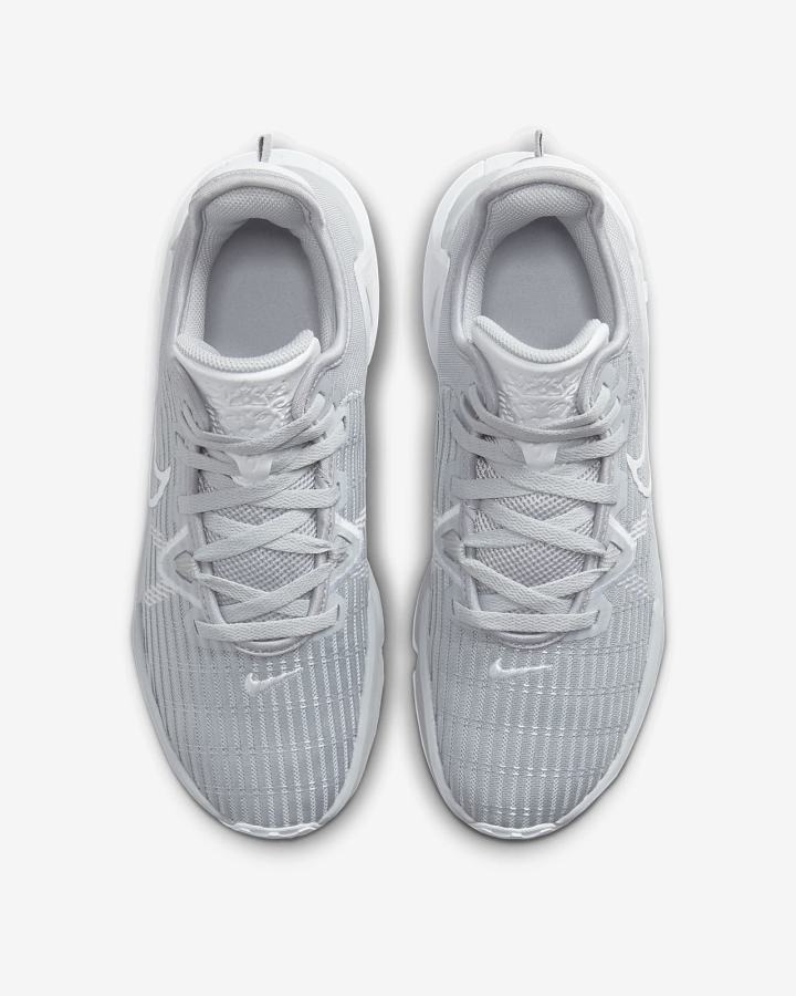 Zapatillas Baloncesto Nike LeBron Witness 6 (Team) Hombre Gris Blancas | BXZUE-7596