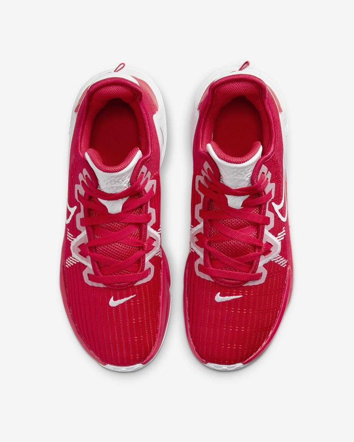Zapatillas Baloncesto Nike LeBron Witness 6 (Team) Hombre Rojas Blancas | FLSTQ-8215