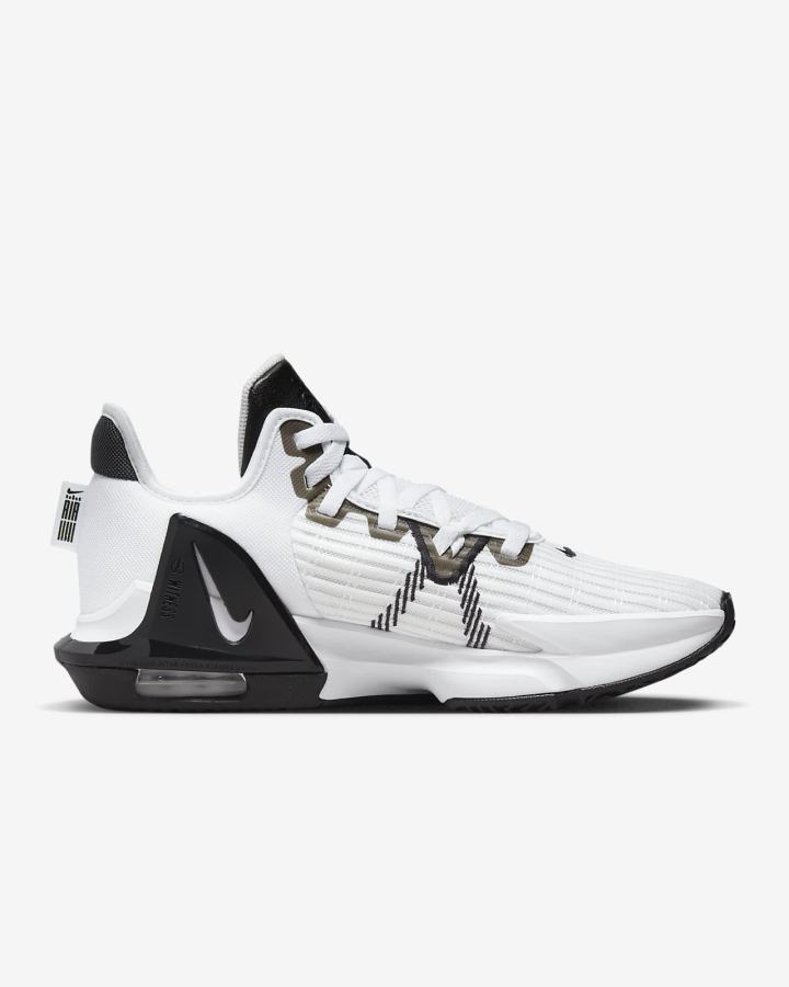 Zapatillas Baloncesto Nike LeBron Witness 6 (Team) Hombre Blancas Negras | RJVTE-1385