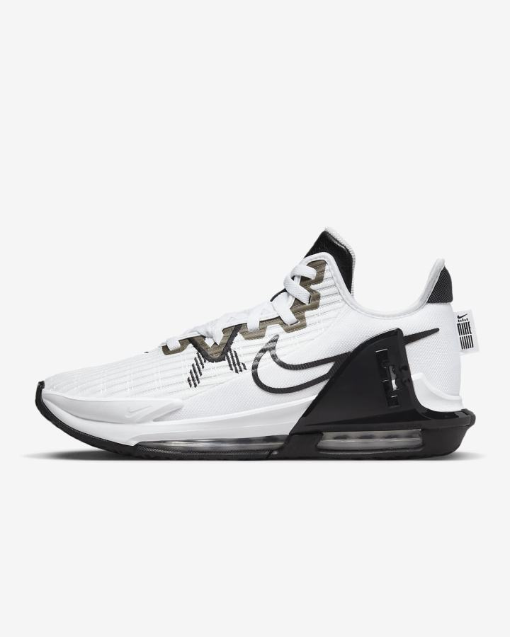 Zapatillas Baloncesto Nike LeBron Witness 6 (Team) Hombre Blancas Negras | RJVTE-1385