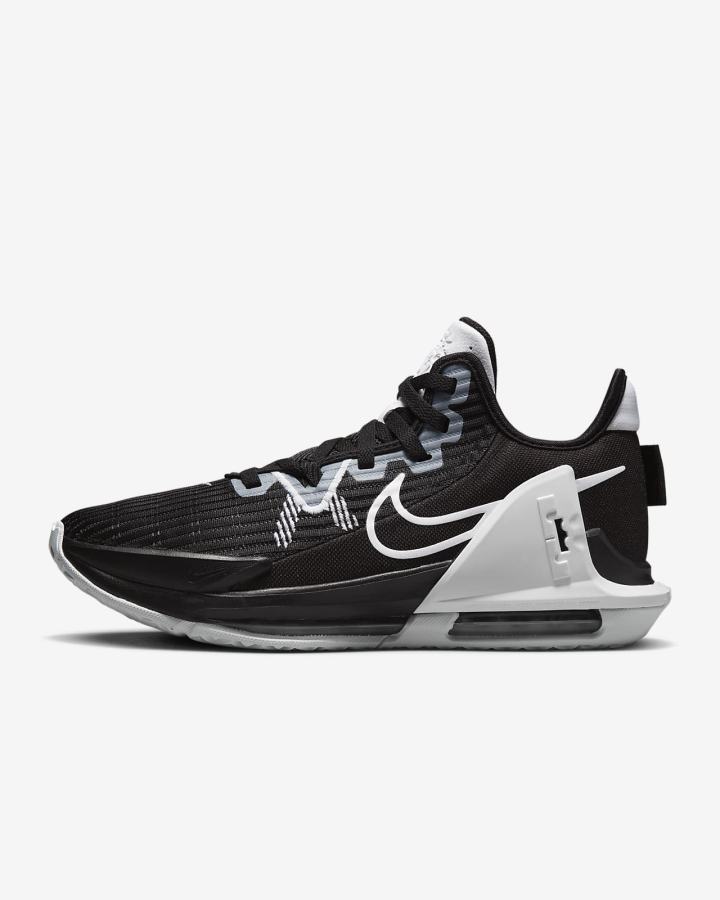 Zapatillas Baloncesto Nike LeBron Witness 6 (Team) Hombre Negras Blancas | ZVGCR-1369