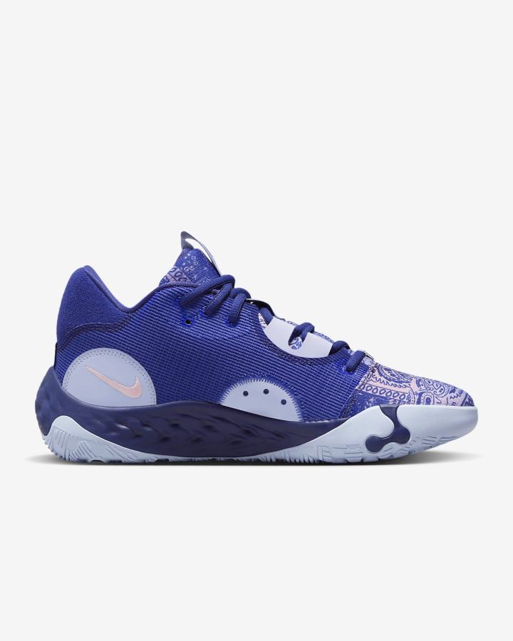 Zapatillas Baloncesto Nike PG 6 Hombre Azul Real Azul Real Oscuro Azules Coral Azules Claro | UHVME-6257