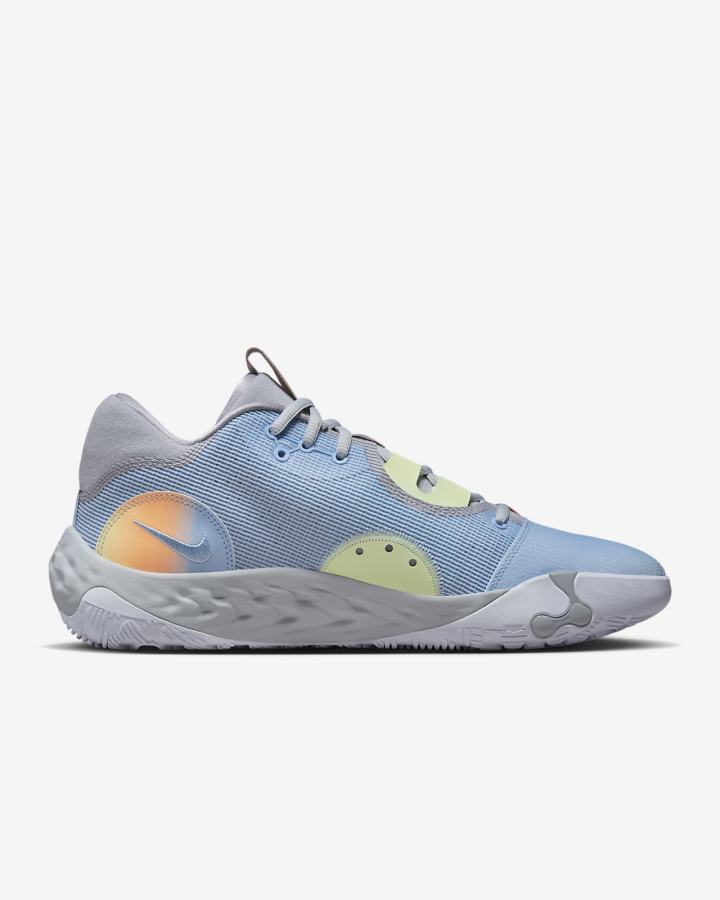 Zapatillas Baloncesto Nike PG 6 Mujer Azules Coral Creme Gris | VQYKN-9382
