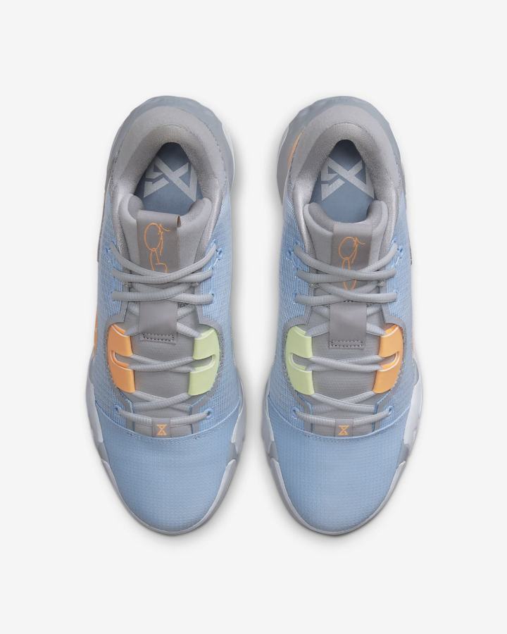 Zapatillas Baloncesto Nike PG 6 Mujer Azules Coral Creme Gris | VQYKN-9382