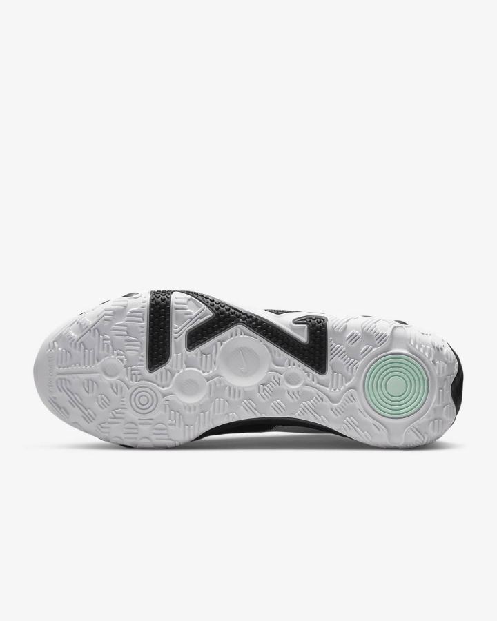 Zapatillas Baloncesto Nike PG 6 Mujer Blancas Negras Naranjas | OCWBM-9431