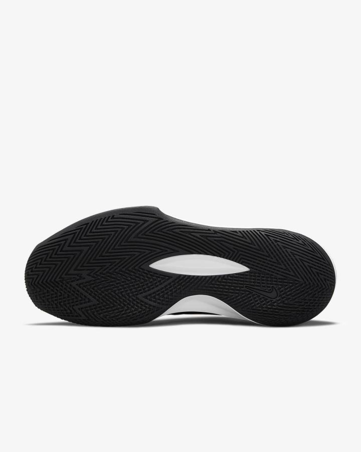 Zapatillas Baloncesto Nike Precision 5 Hombre Negras Gris Oscuro Blancas | JBIZK-6298