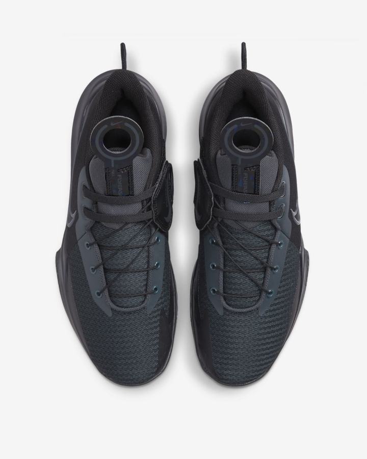 Zapatillas Baloncesto Nike Precision 6 FlyEase Hombre Negras Gris Oscuro | GIUEN-6849