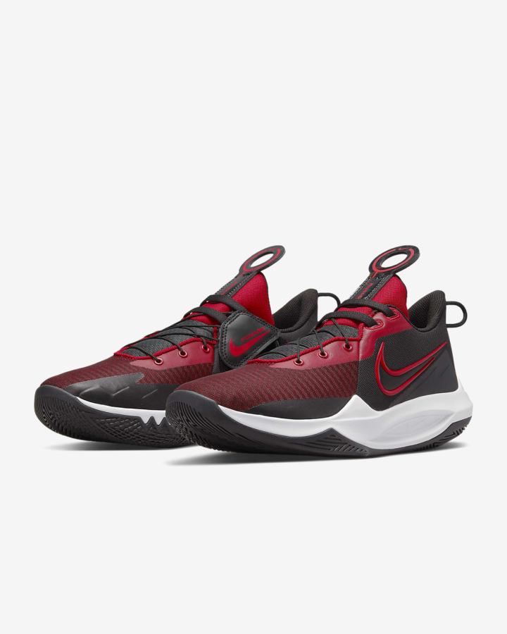 Zapatillas Baloncesto Nike Precision 6 FlyEase Hombre Negras Rojas | OMCJT-5431
